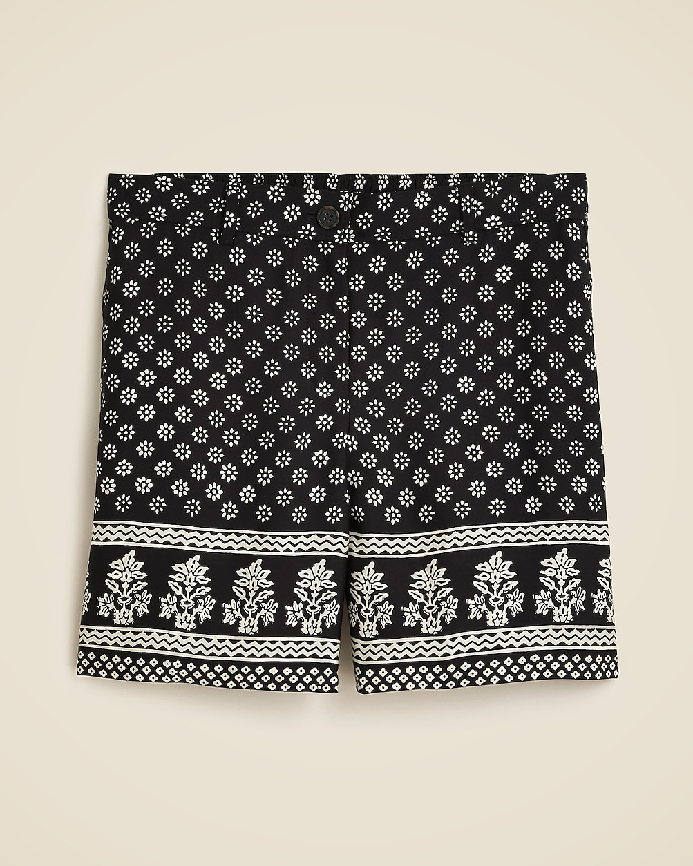 6" Harbor short in block print | J. Crew US