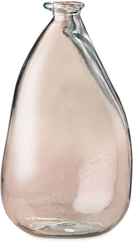 Vivaterra Oblong Recycled Glass Balloon Vase - 14 H x 8.25 Dia Clear | Amazon (US)