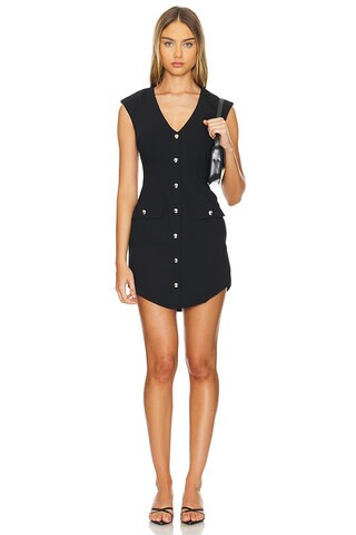 Amanda Uprichard Ivana Dress in Black from Revolve.com | Revolve Clothing (Global)