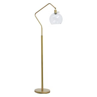 Marilee Metal Floor Lamp Antique Brass  - Signature Design by Ashley | Target