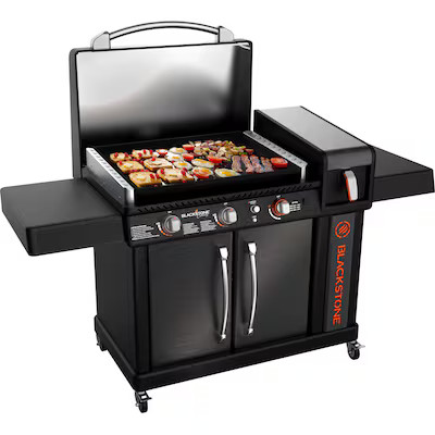 Blackstone 2-Burner Liquid Propane Flat Top Grill Lowes.com | Lowe's