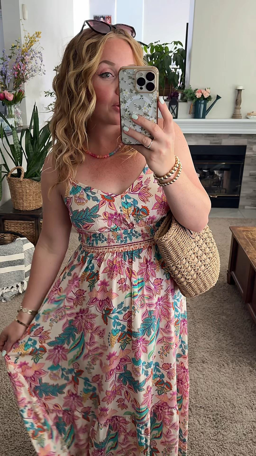 Lightweight summer maxi dress, fits tts, petite friendly, perfect for a beach vacation





vacation outfits, tropical outfits, beach outfits, beach clothes, resort wear 2026, summer outfits, beach vacation outfit, summer dress, maxi dresses, floral dresses

#LTKSeasonal #LTKTravel #LTKPetite