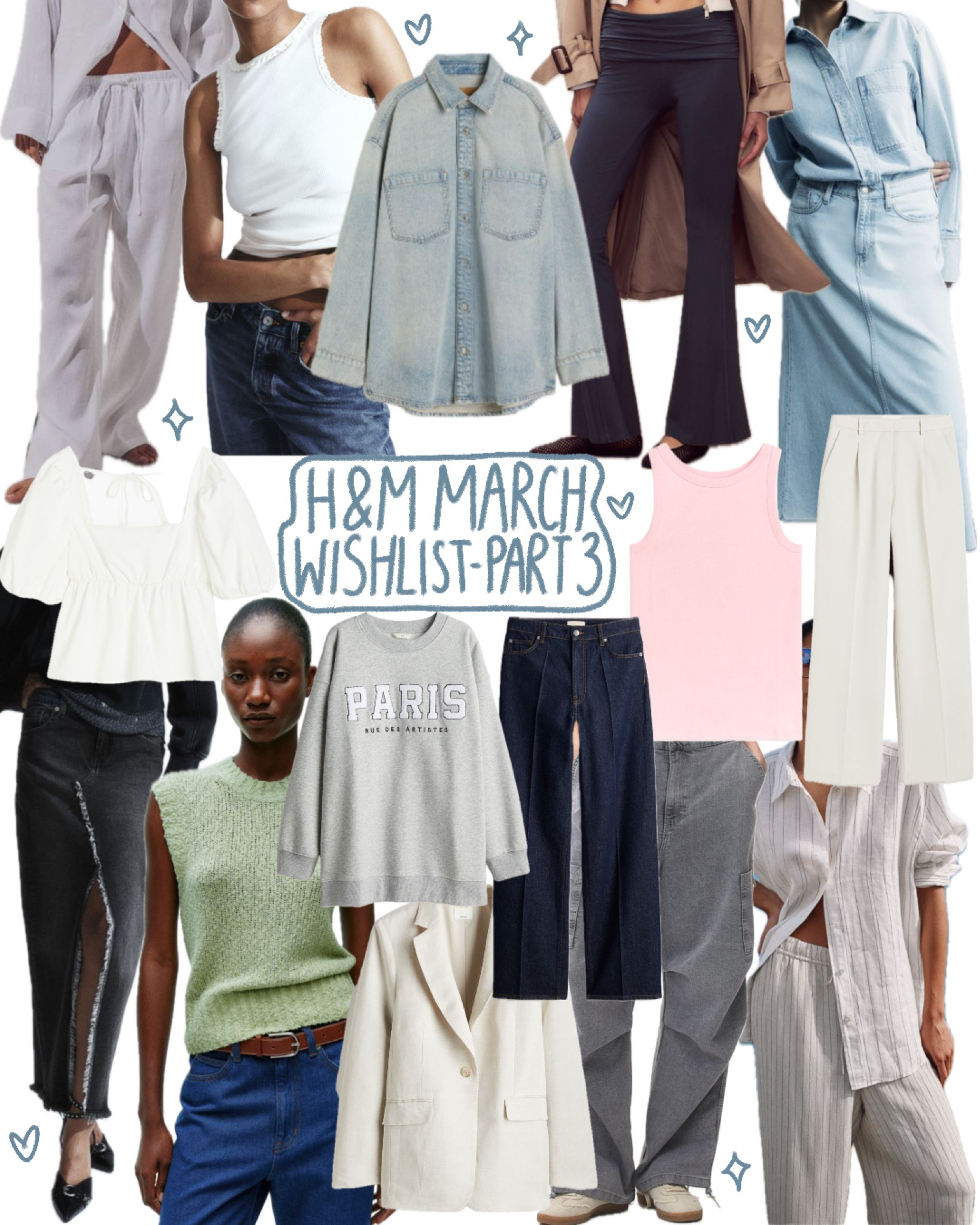 H&M March Wishlist Part 3!
I’m loving all the denim and linen pieces for spring and summer 🩵

#LTKstyletip #LTKfindsunder50 #LTKworkwear