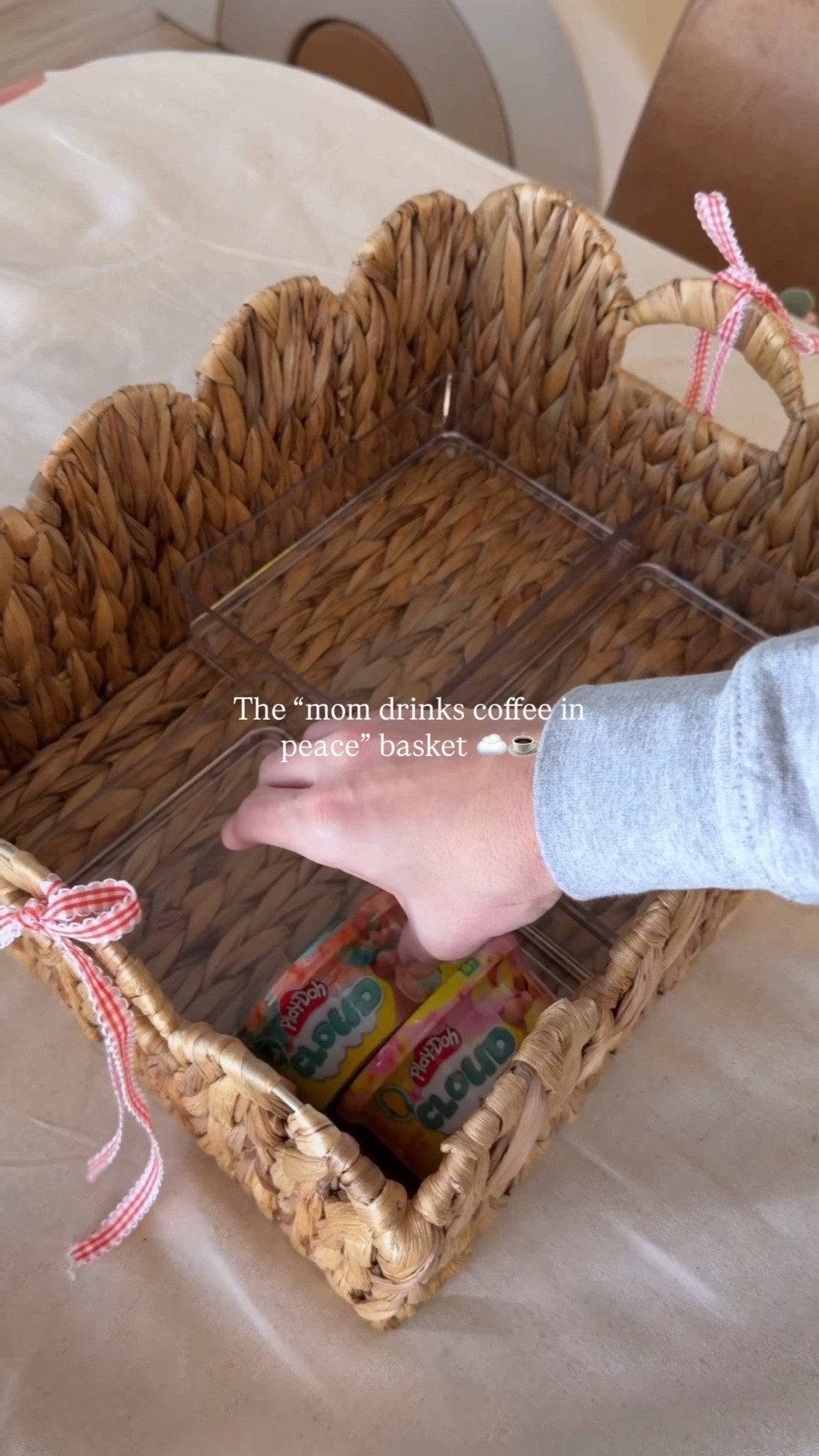 A little excuse to drink your coffee while it’s still warm 😉

Setting up a morning basket the night before is the easiest way to start your morning off right! 

You can fill the basket with any activities you like - then just rotate the items out to keep it exciting! I love to use dividers to keep everything organized 😌

#amazonfind #toysforkids

#LTKKids #LTKBaby #LTKmomlife