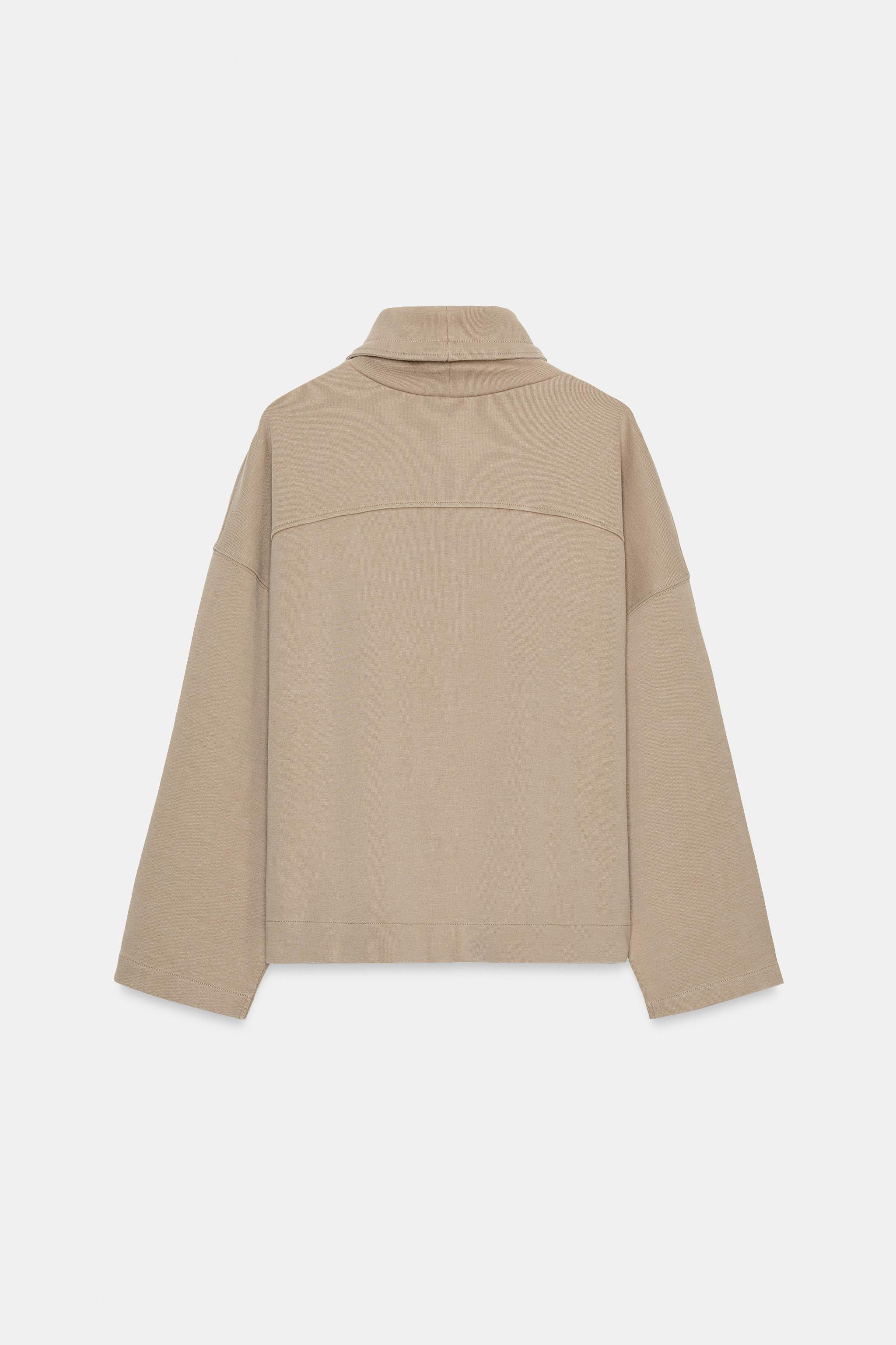 WASHED-EFFECT INTERLOCK SWEATSHIRT | Zara UK