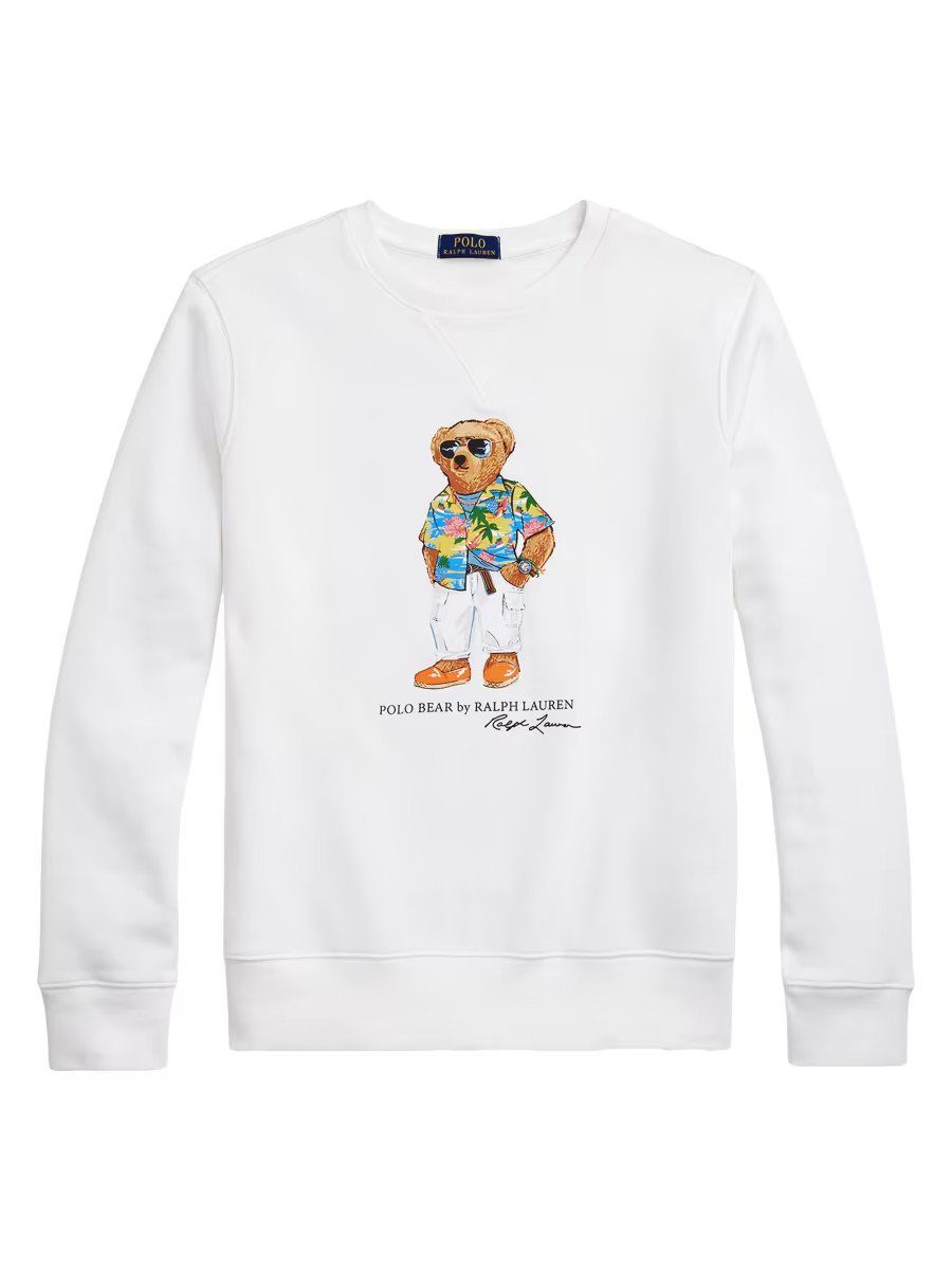 Polo Bear Fleece Crewneck Sweatshirt | Saks Fifth Avenue