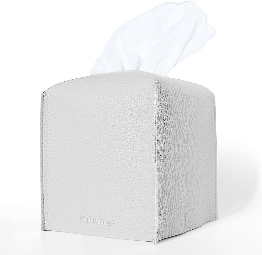 Leather Tissue Box Covers Light Grey Square, Amazon Kitchen Finds Amazon Essentials Amazon Finds  | Amazon (US)