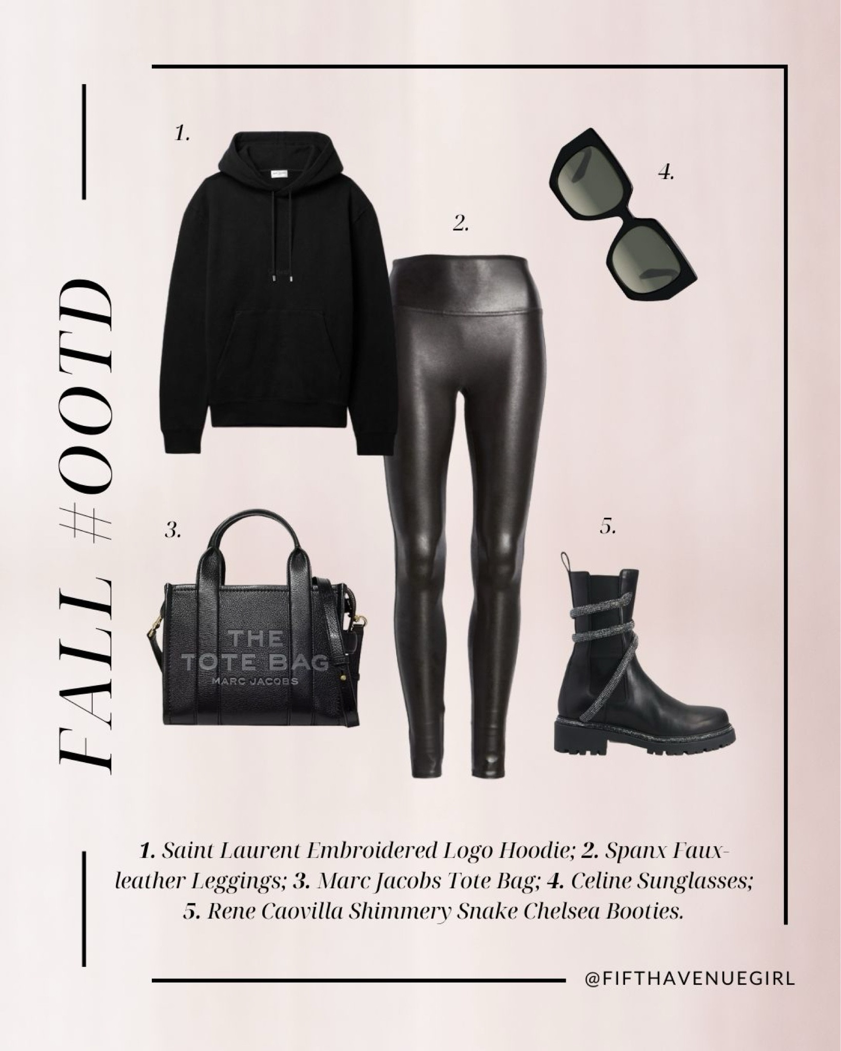 Fall outfit idea feat. the iconic Spanx Faux Leather Leggings! Outfit of the day, casual fall outfit, Marc Jacobs Tote Bag, René Caovilla snake booties

#LTKSeasonal #LTKShoeCrush #LTKStyleTip