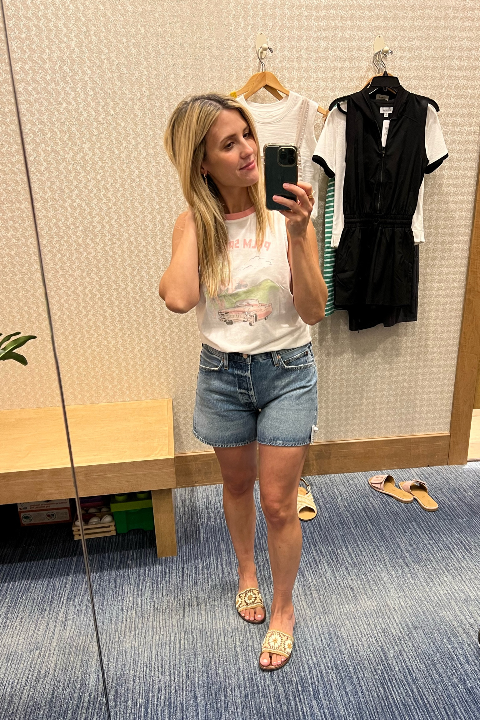 I love this easy summer look for traveling or staying close to home. These shorts have been a favorite for a couple of years and I love the clean hemline on this pair and the wash.


#LTKtravel #LTKFind #LTKstyletip
