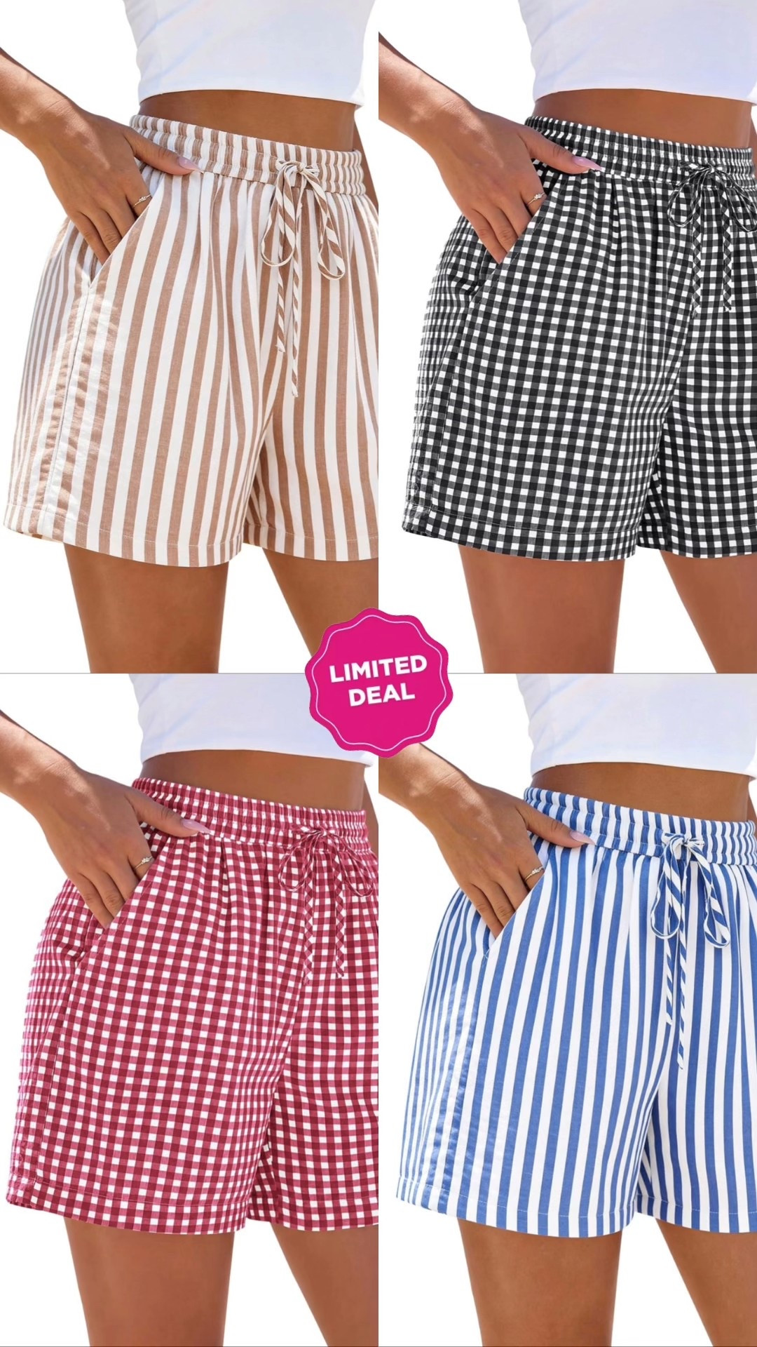 These drawstring striped and Gangnam shorts are unlimited deal for $9.97! So many great reviews. I’m grabbing a couple of pairs.

#LTKmomlife #LTKOver40 #LTKSaleAlert