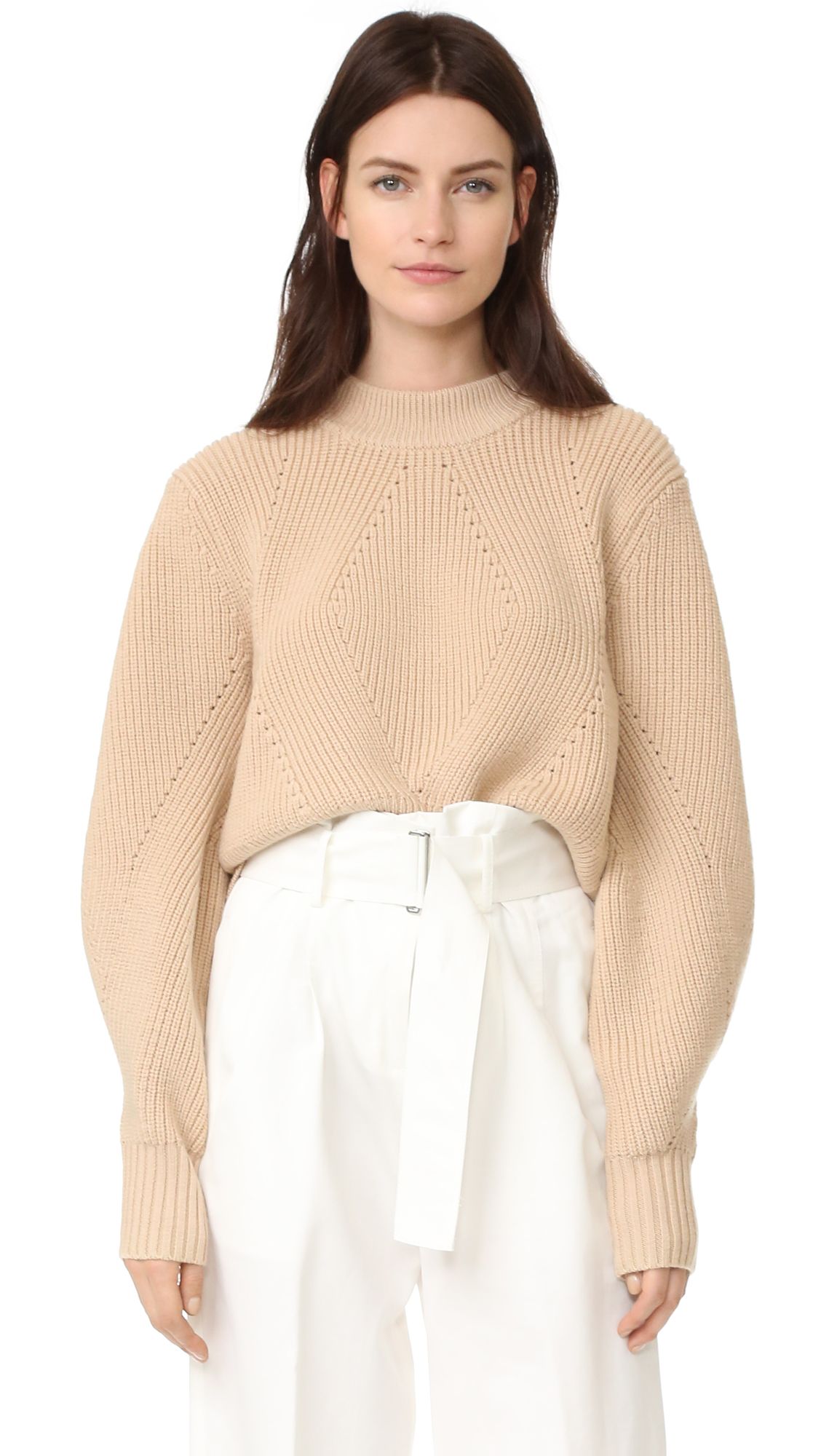 Extra Long Sleeve Pullover with Back Opening | Shopbop