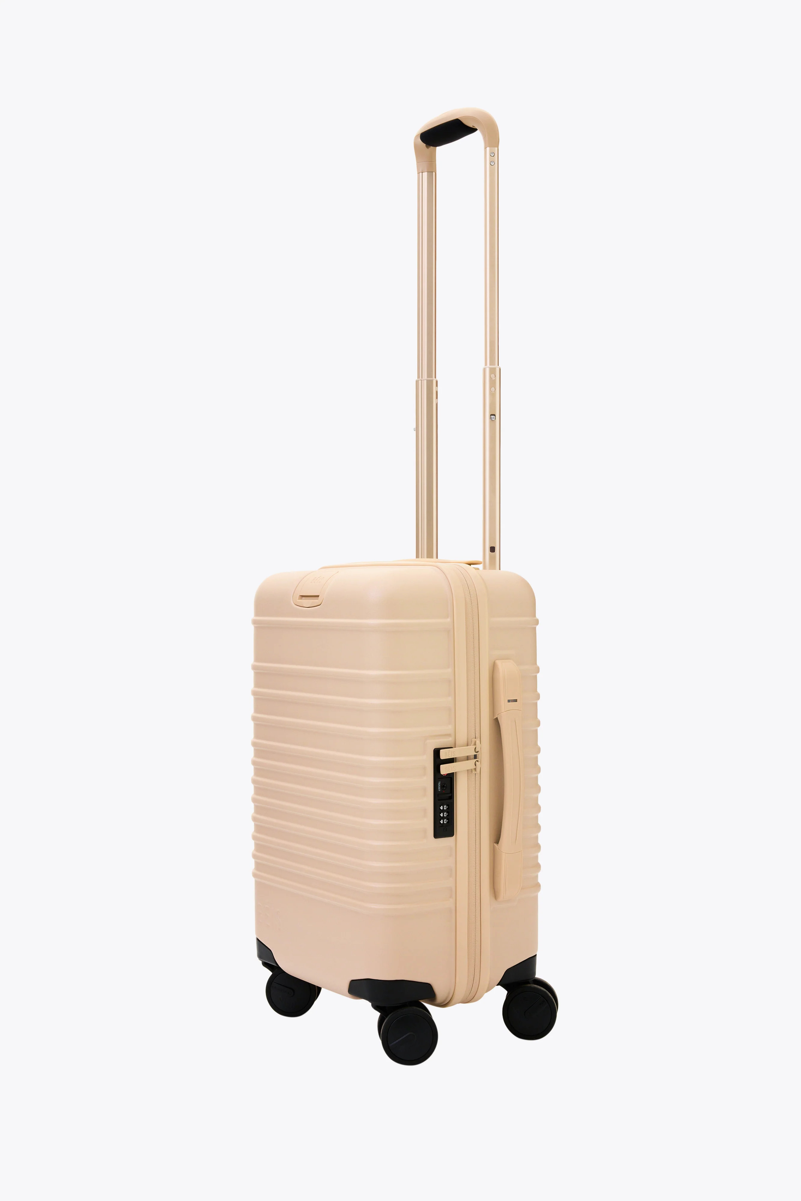 BÉIS 'The Small Carry-On Roller' in Beige - Beige Small Carry-On Luggage & Lightweight Rolling S... | BÉIS Travel