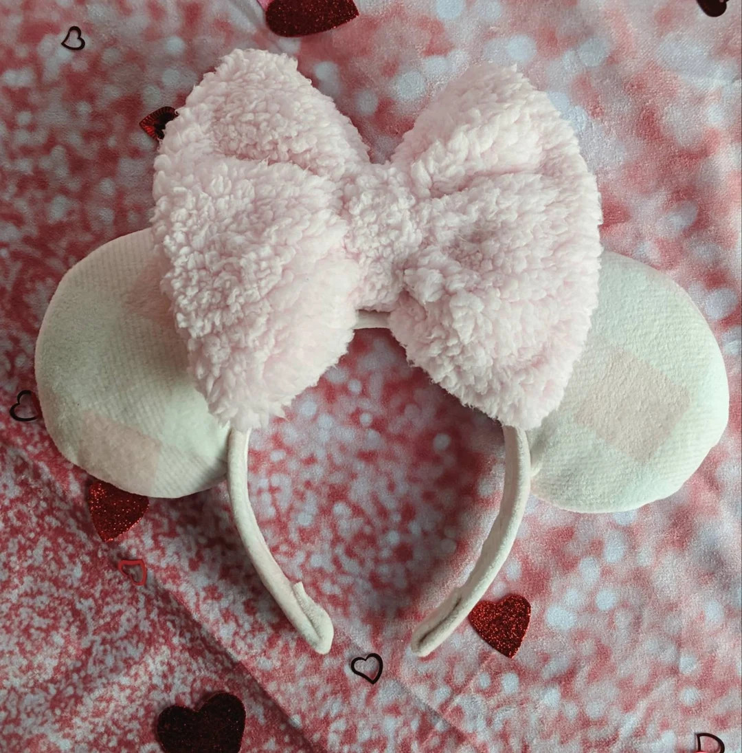 Faux Fur Soft Light Pink Mouse Ears Girls Fuzzy Headband - Etsy | Etsy (US)