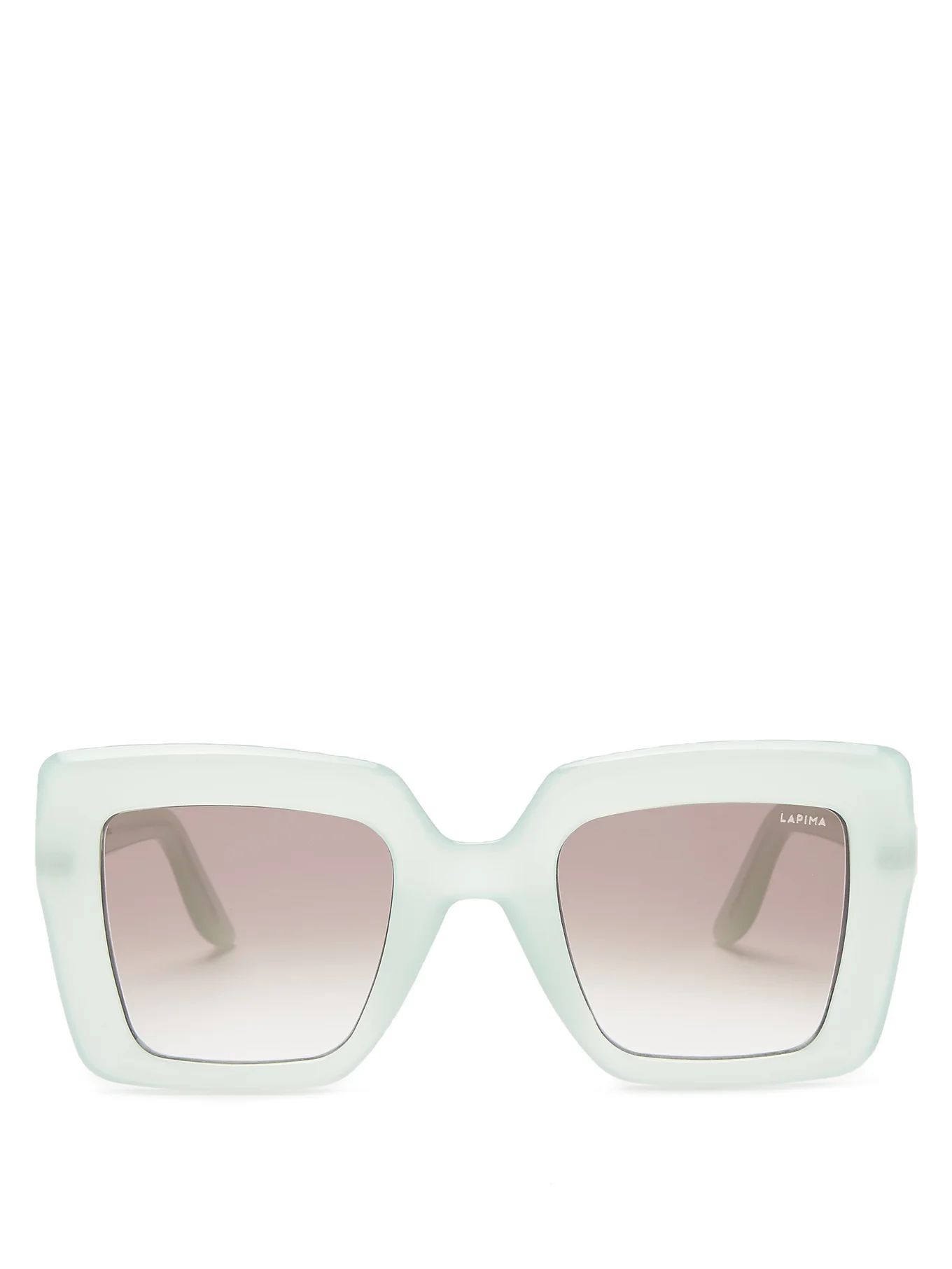Teresa oversized square acetate sunglasses | Matches (US)