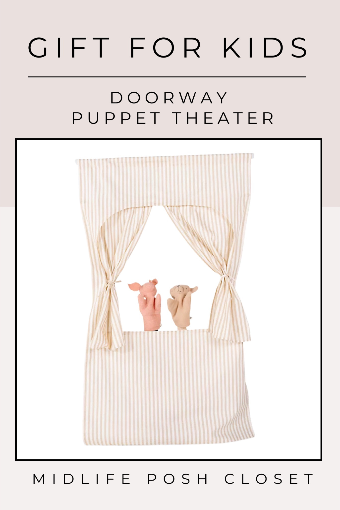 This doorway puppet theater makes such a great gift for kids to foster creativity!

#LTKFamily #LTKHoliday #LTKGiftGuide