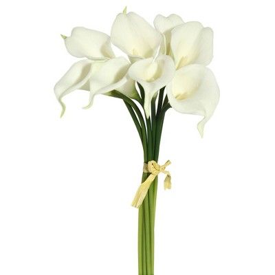 Artificial Lily Plant (14") White - Vickerman | Target