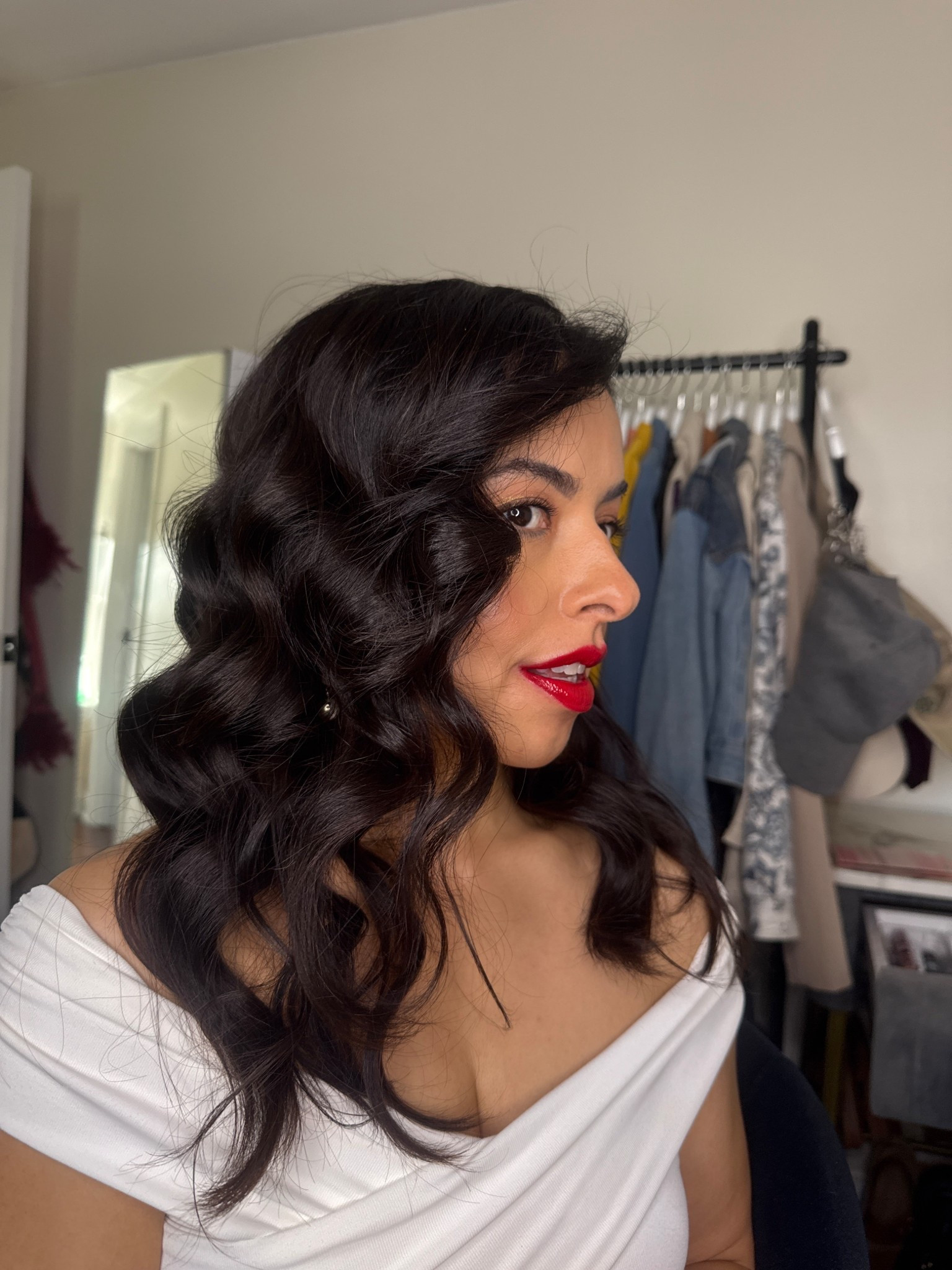 My attempt at old Hollywood glam waves using all tresemme products. 

#LTKBeauty