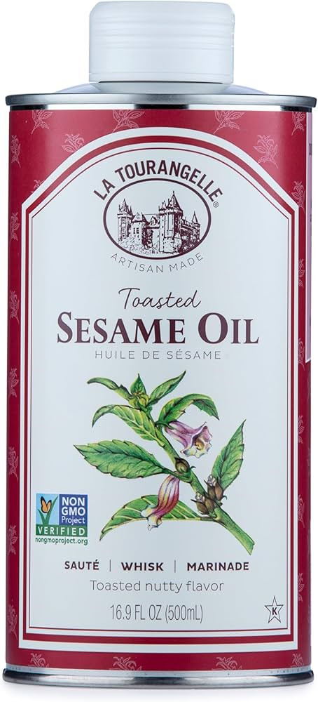 La Tourangelle, Toasted Sesame Oil, Great for Cooking, Add to Noodles, Stir-Fry, Vegetables, Vina... | Amazon (US)