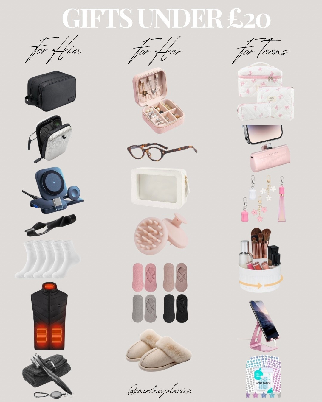 Gift ideas under £20 from Amazon Haul - for him, for her and for teen girls! AD

Gift guide, gift guide for her, gift guide for him, gift guide for teens, Christmas stocking fillers, Christmas gift ideas, gifts for him, gifts for her, gifts for teens

#LTKfestive #LTKgiftguide #LTKuk