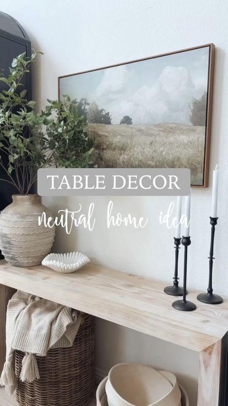 table decor idea ✨

with neutral home finds 🤍

details here: 
+ faux stems: Target
+ artwork: amazon 
+ battery operated candles
+ candle holders are a Pottery Barn look for less from amazon
+ set of bowls: amazon

hope you are having a wonderful day!








#LTKHome