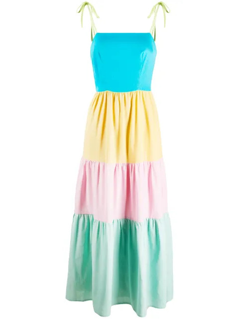 tiered maxi dress | Farfetch (UK)