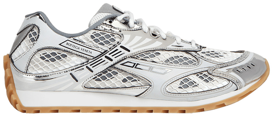 Bottega Veneta Orbit Sneaker 'White Silver' | GOAT