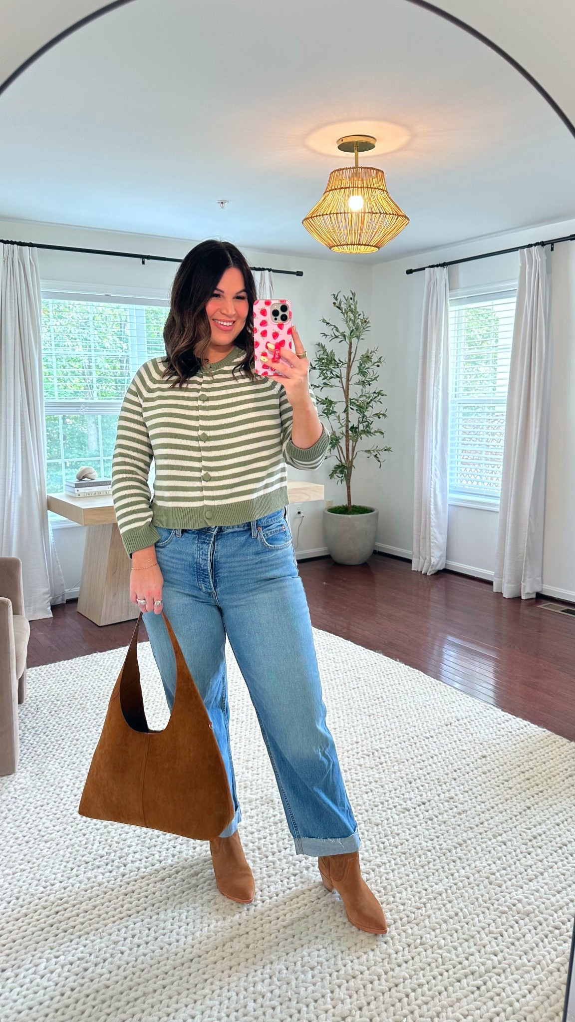 Fall outfit idea from Target! 
Cardigan - xl
Jeans - 16 
*similar boots 

#LTKStyleTip #LTKMidsize #LTKFindsUnder50