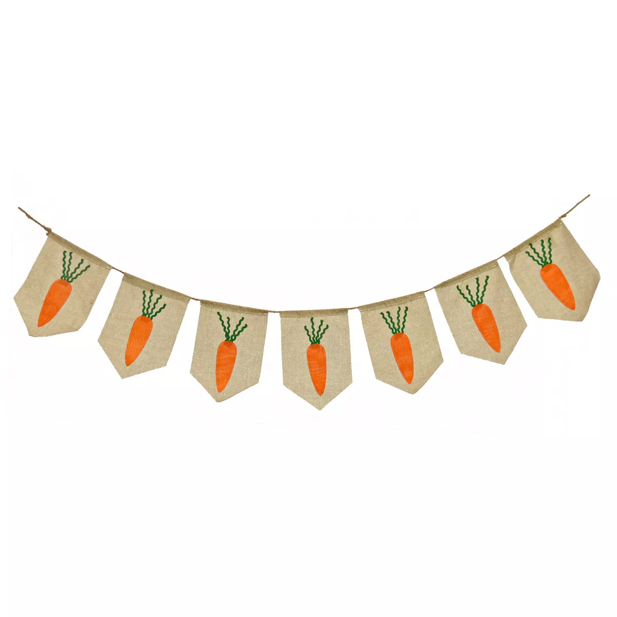 National Tree Company Carrots Hanging Banner Decoration, Orange, Easter Collection, 70 Inches | Target
