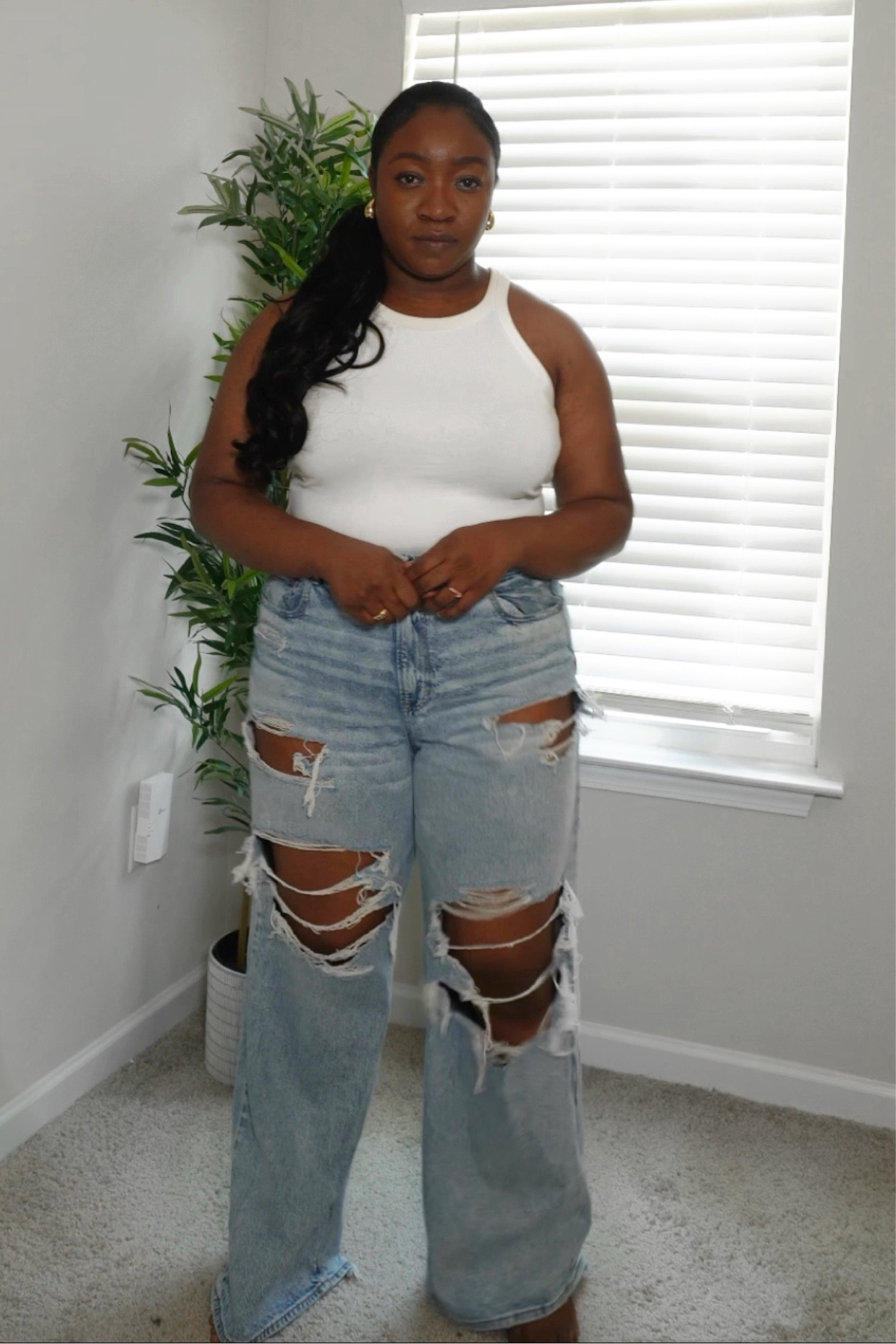 These affordable American eagle jeans never fails. 

#LTKsalealert #LTKunder50 #LTKcurves