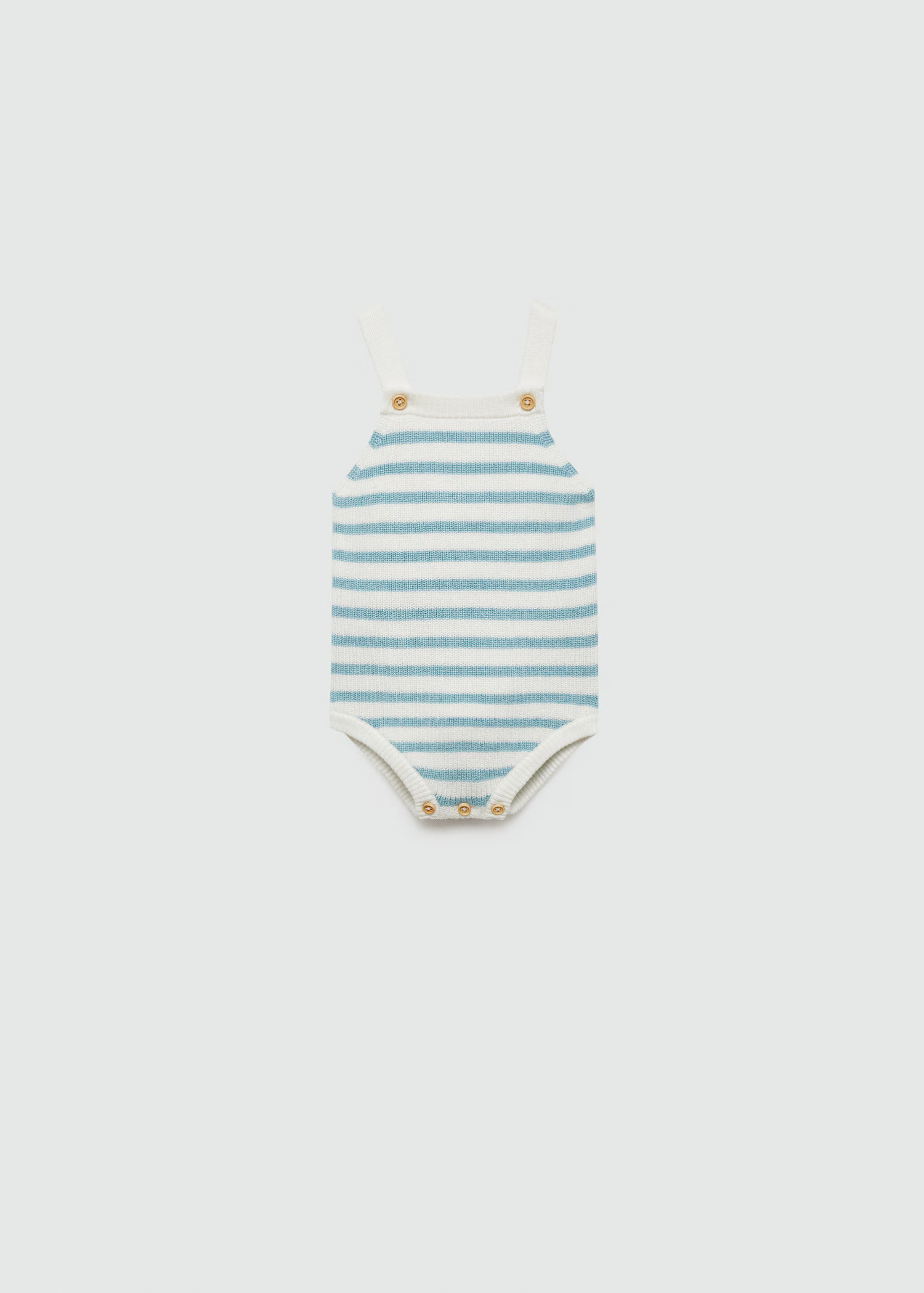 Striped knitted romper | MANGO (US)