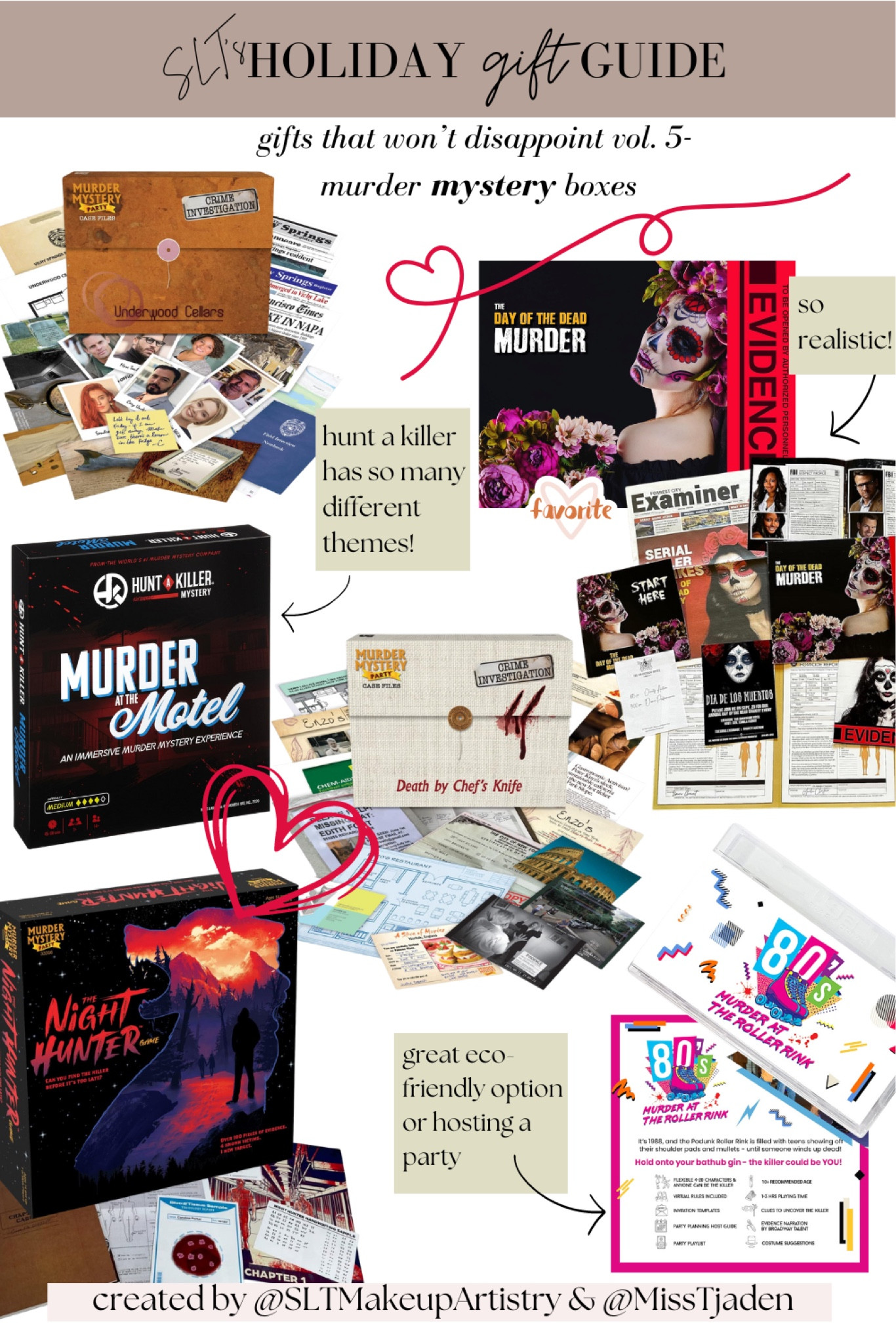 Who doesn’t enjoy solving a mystery? Murder Mystery boxes are extremely stimulating and super cool! These boxes are some of the best gift ideas for those on your list who have everything OR are picky. Maybe you have someone on your list who wants to get into law enforcement- boom! Perfect, unique gift idea! 

#LTKHoliday #LTKGiftGuide #LTKfamily