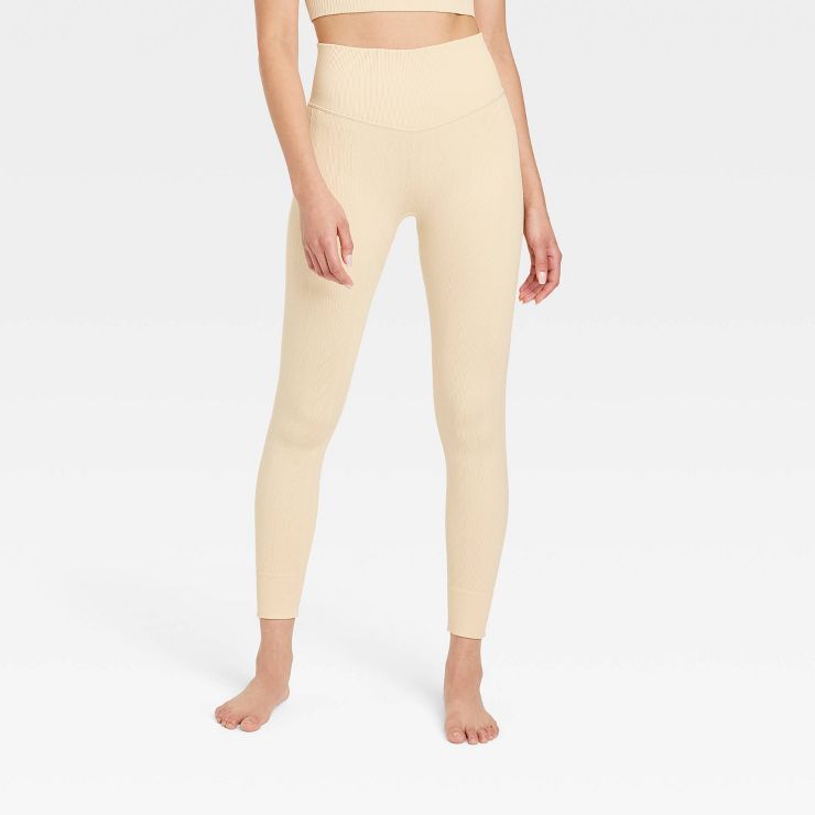 Women's Seamless Cable Knit 7/8 Leggings - JoyLab™ | Target