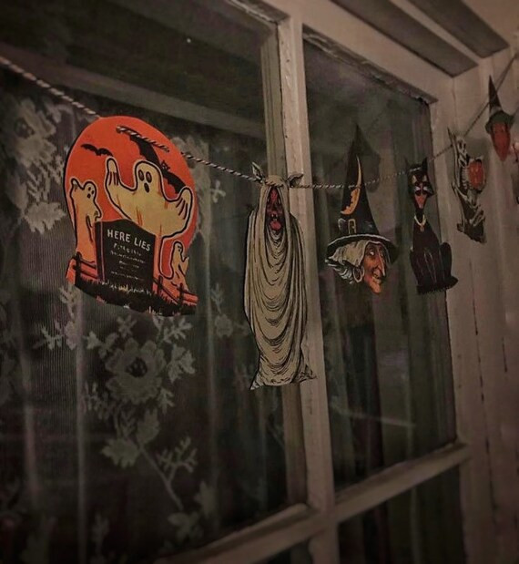 Halloween Night Handmade Garland Banner | Etsy | Etsy (US)
