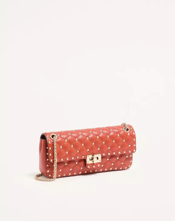 Valentino Garavani Rockstud Spike Medium Shoulder Bag In Kidskin | Valentino