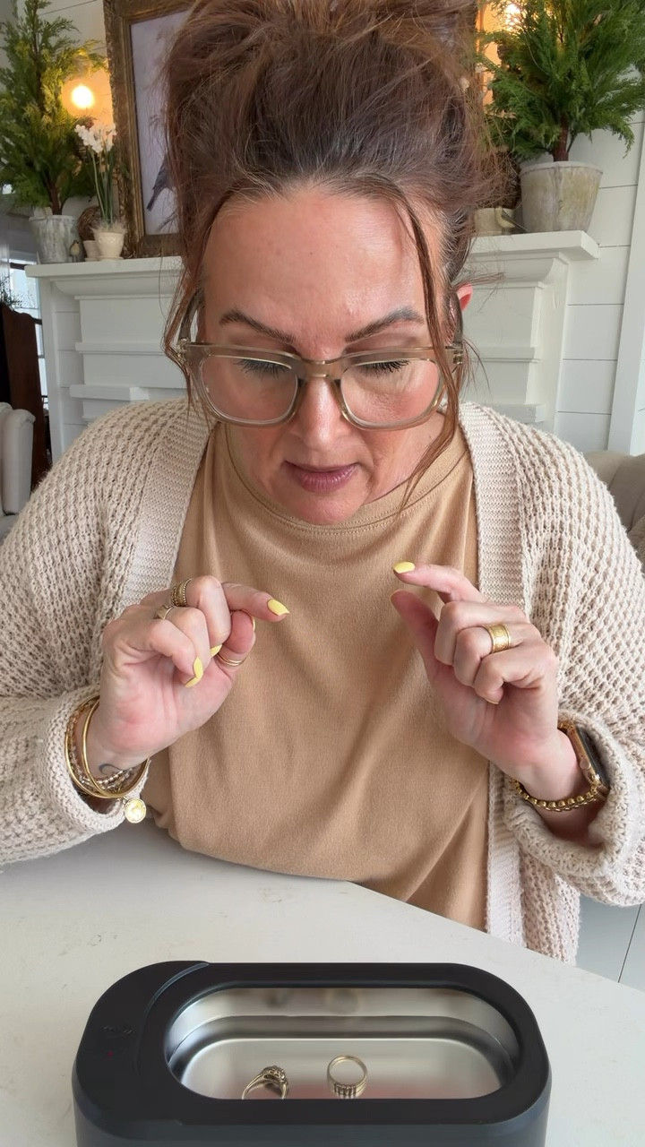 I got this ultrasonic jewelry cleaner from Amazon to clean all of my rings. It does such a great job and isn’t abrasive on the surfaces. 

#LTKstorytime #LTKootd