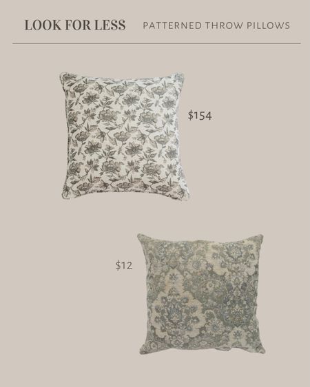 Look for less

Designer floral pattern throw pillows 

#LTKstyletip #LTKfindsunder50 #LTKhome