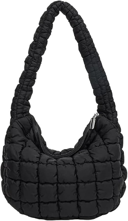 Quilted Tote Bag for Women Puffer Bag Lightweight Padding Shoulder Purse Hobo Bags Satchel Handba... | Amazon (US)