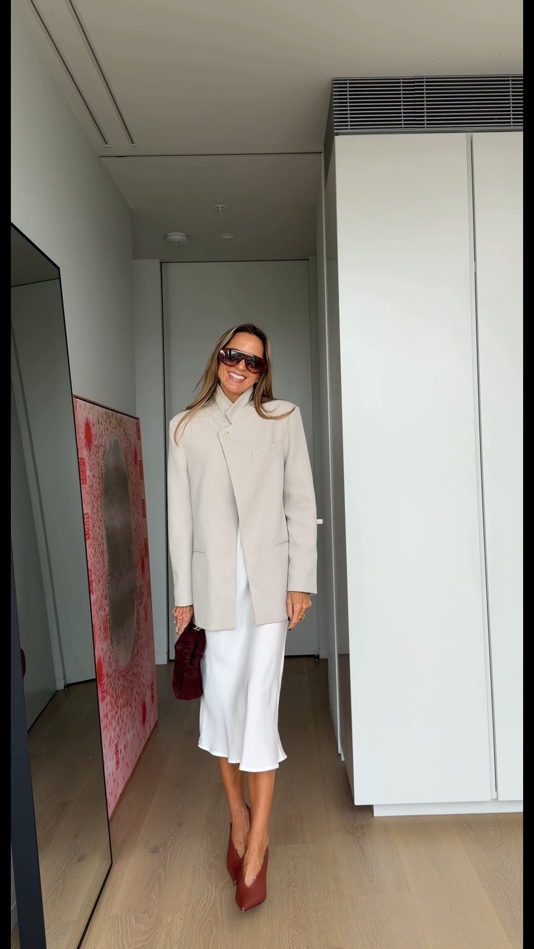 A chic minimal look with a satin skit and blazer.

#LTKaustralia #LTKstyletip #LTKover50style