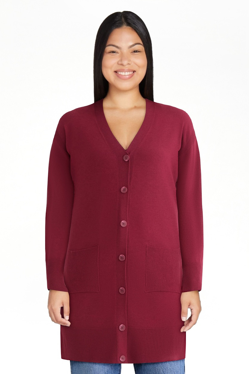 Time and Tru Women’s Button Front Cardigan Sweater, Sizes XS-XXXL | Walmart (US)