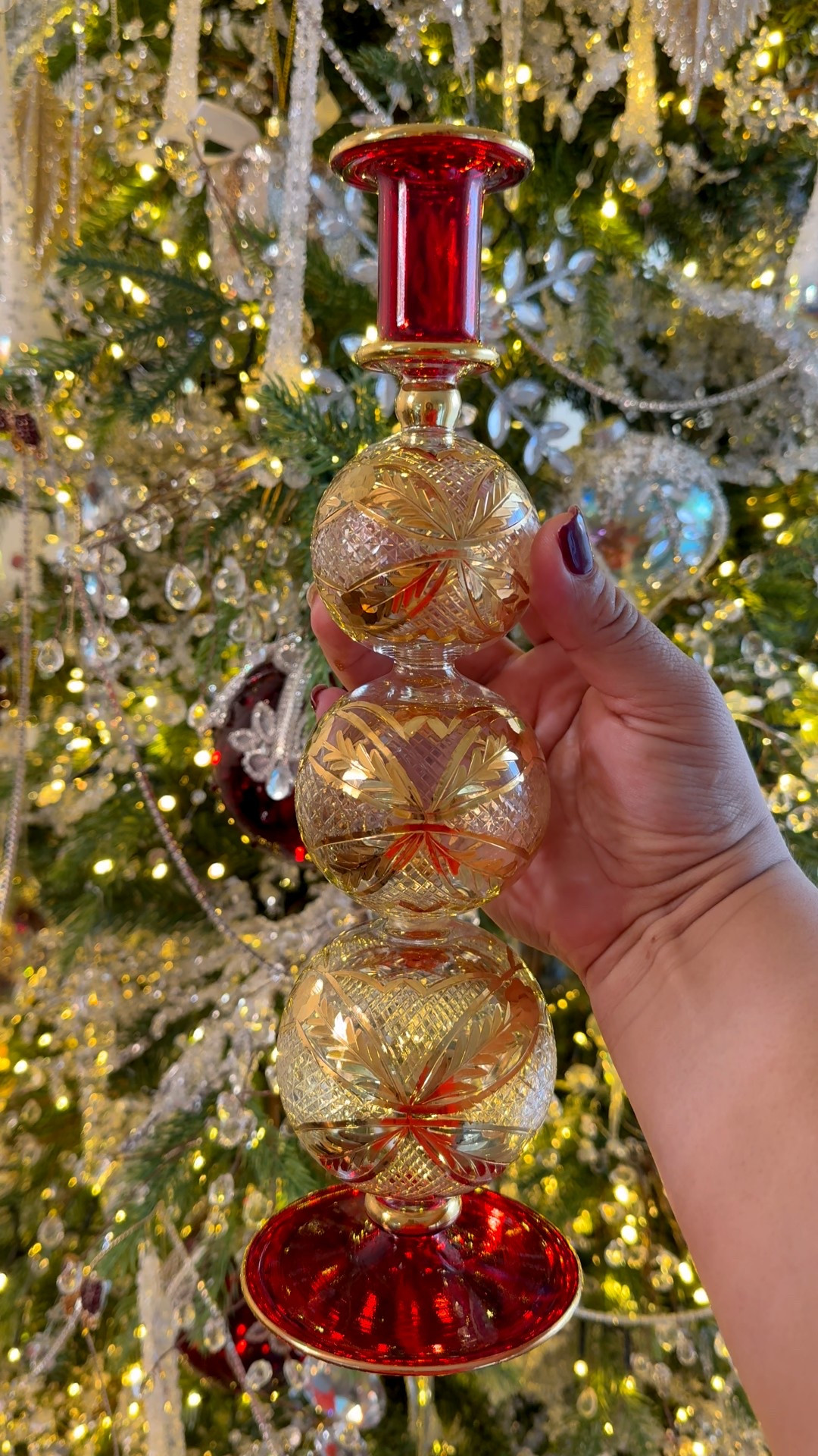 The details in this crystal cut candle are gorgeous! A perfect gift idea 
#guftidea

#LTKGiftGuide #LTKHoliday