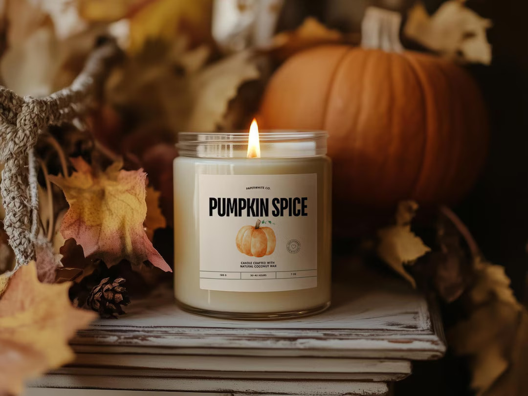 Fall Candle Pumpkin Spice Cozy Fall Scented Candles, Fall Candle for Fall Gifts, Hostess Gift, Th... | Etsy (US)
