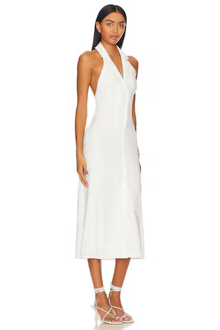 SNDYS x REVOLVE Button Down Midi Dress in White from Revolve.com | Revolve Clothing (Global)