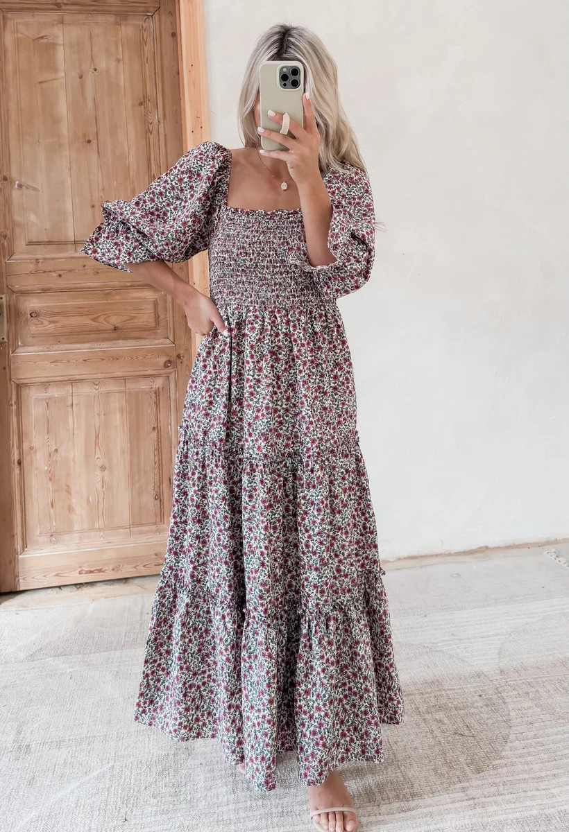 Dream Girl Smocked Midi | CK Squared Boutique