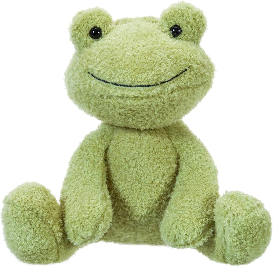 Apricot Lamb Toys Plush Velvet Frog Stuffed Animal Soft Cuddly Perfect for Child (Green Frog,8.5 ... | Amazon (US)