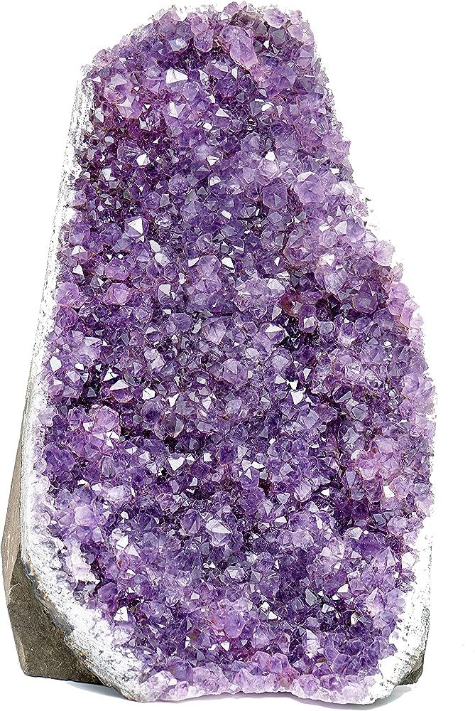 SAMSARI Natural Amethyst Crystal Geode From Uruguay – (10 to 12.5 Lb) - Large Amethyst Cluster ... | Amazon (US)
