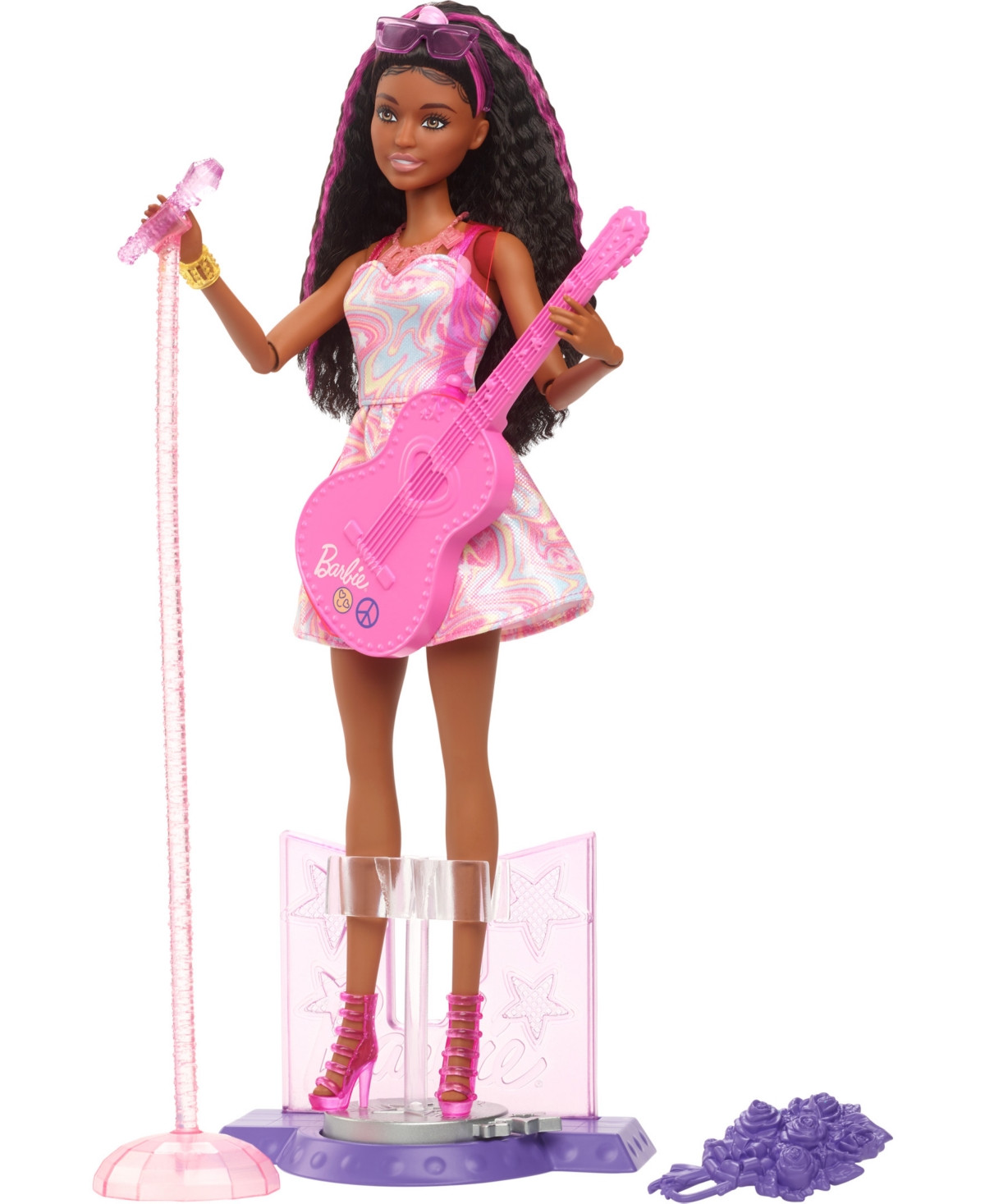 Barbie 65th Anniversary Careers Pop Star Doll and 10 Accessories Including Stage with Movement Feature - Multi | Macy's