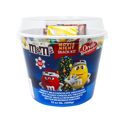 M&M's Holiday Gourmet Movie Night Snack Kit Variety Pack - 13oz | Target
