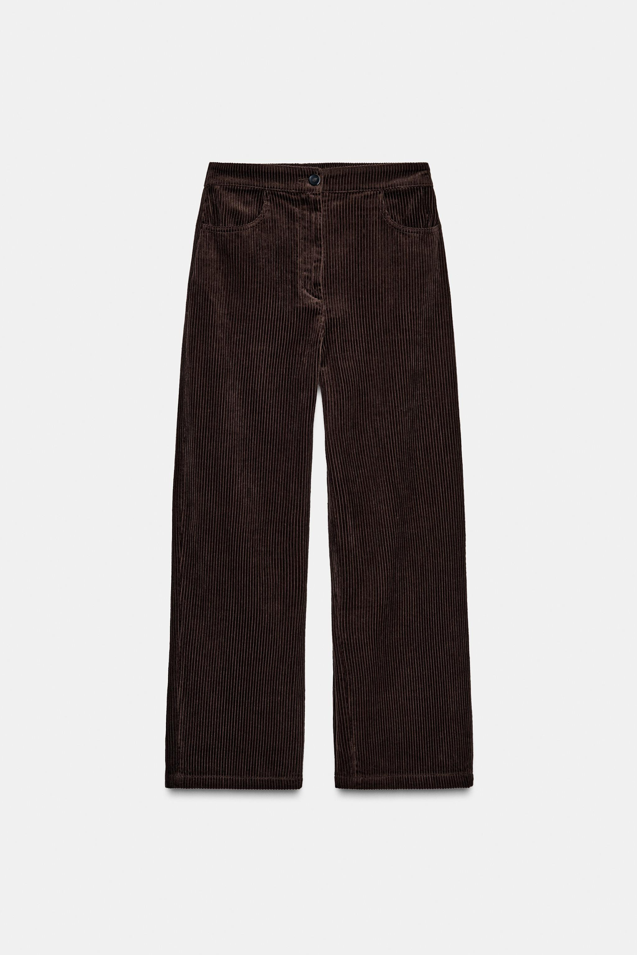 WIDE LEG CORDUROY PANTS ZW COLLECTION | Zara US