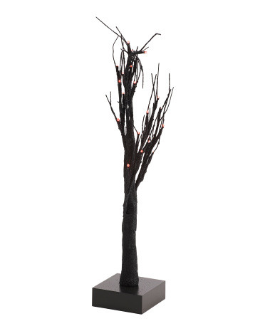 2ft Led Glittered Tree On Base | Halloween | Marshalls | Marshalls