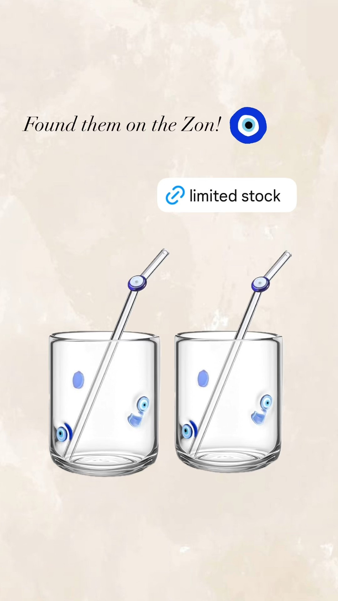 Evil Eye Icon Juice Glasses with matching straws on Amazon 🧿🧿 #anthro #amazon #dupealert #viral

#LTKHome #LTKFindsUnder50 #LTKSeasonal